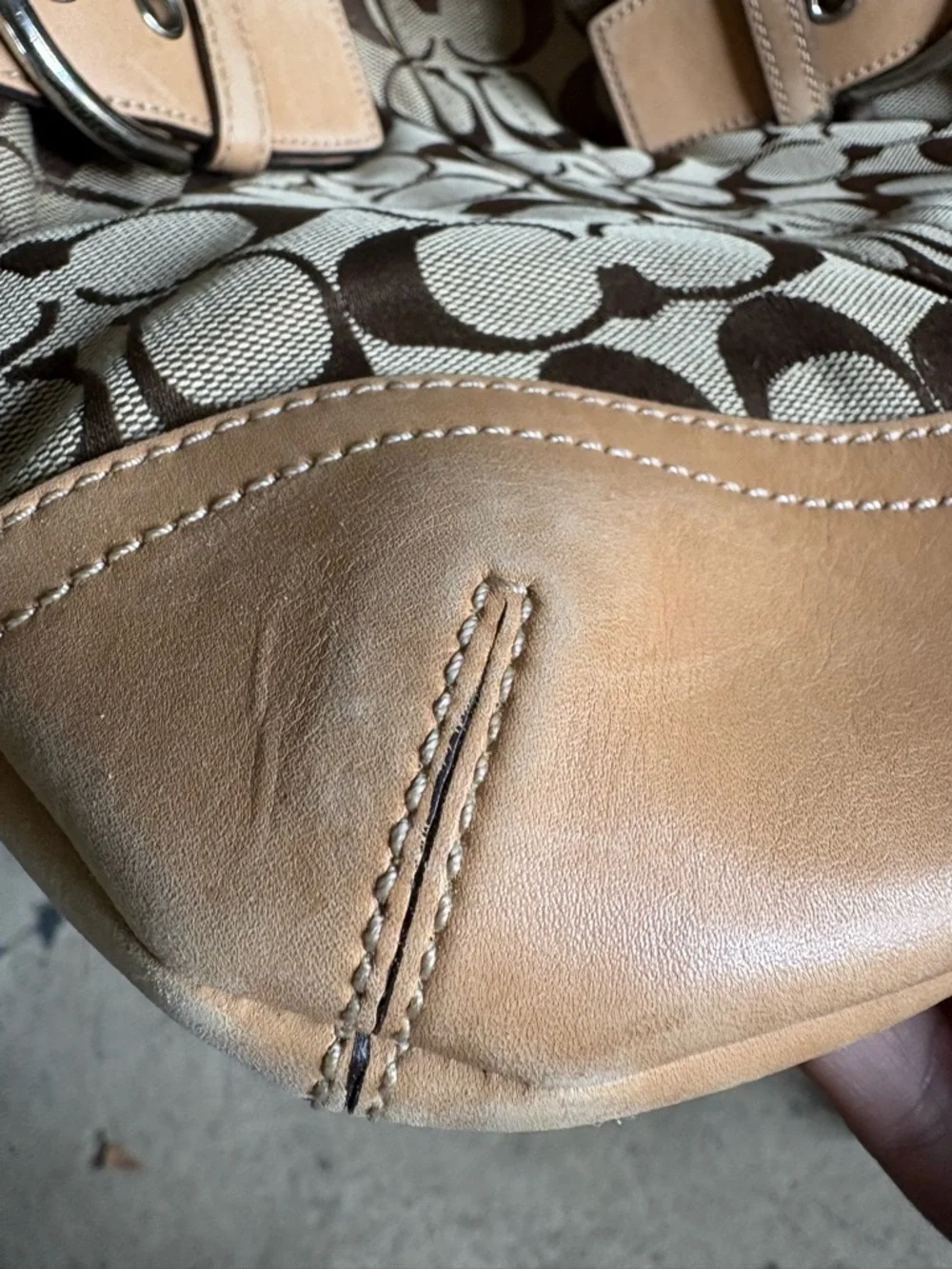 Coach 3574 Signature Canvas Soho Shoulder Purse